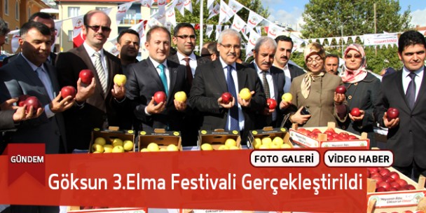 Göksun 3.Elma Festivali Gerçekleştirildi