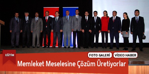 Memleket Meselesine Çözüm Üretiyorlar