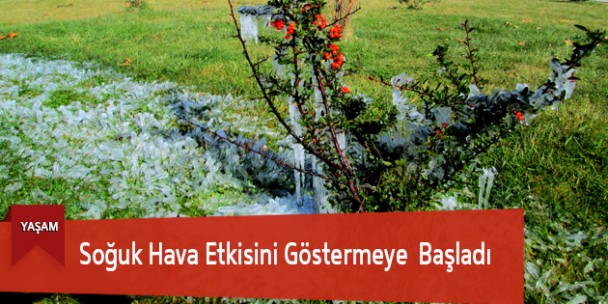 Göksun’da Soğuk Hava Etkisini Göstermeye Başladı