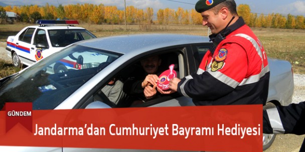 Jandarma’dan Cumhuriyet Bayramı Hediyesi