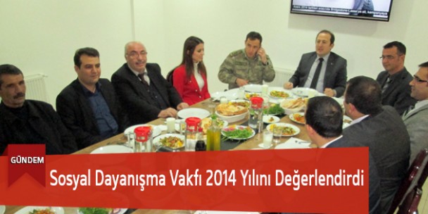 Sosyal Dayanışma Vakfı’nın 2014 Yıl Sonu Yemeği