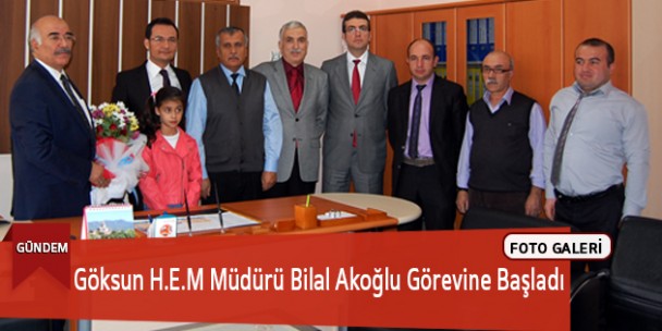 Göksun Halk Eğitim Merkezi Müdürü Bilal Akoğlu Görevine Başladı