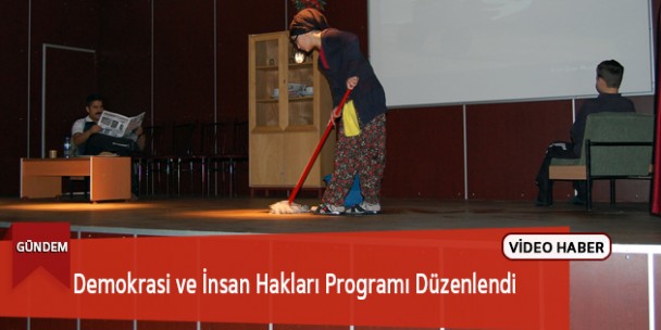 Göksun’da Demokrasi ve İnsan Hakları Programı Düzenlendi