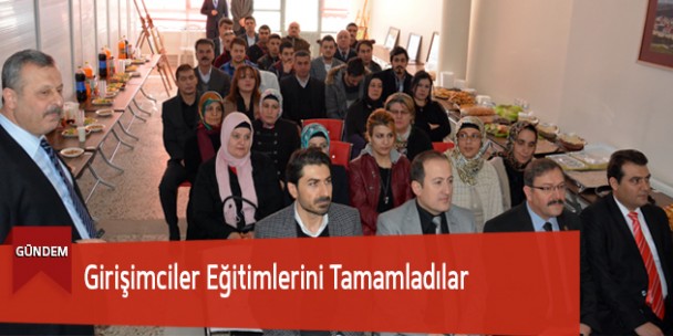 Girişimciler Eğitimlerini Tamamladı