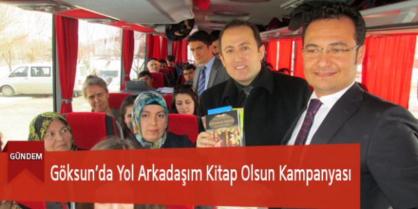 Göksun’da Yol Arkadaşım Kitap Olsun Kampanyası