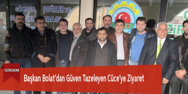 Başkan Bolat’dan Güven Tazeleyen Cüce’ye Ziyaret
