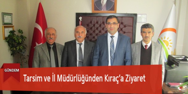 Tarsim ve İl Müdürlüğünden Kıraç’a Ziyaret