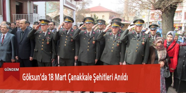 Göksun’da 18 Mart Çanakkale Şehitleri Anıldı