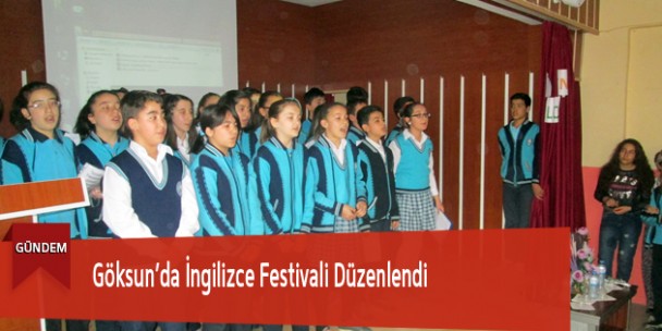 Göksun’da İngilizce Festivali Düzenlendi