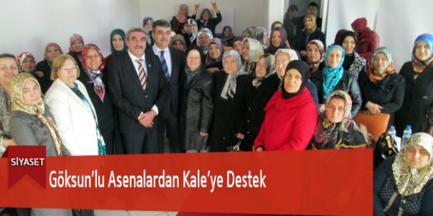 Göksun’lu Asenalardan Kale’ye Destek