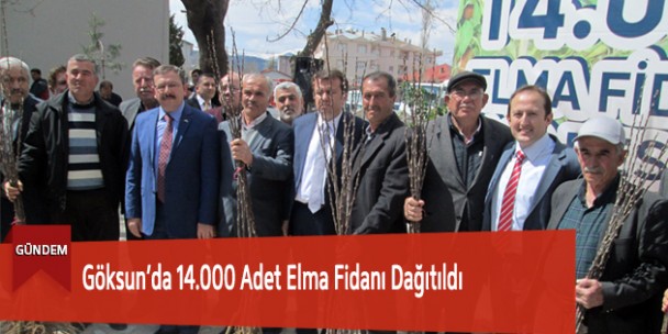Göksun’da 14.000 Adet Elma Fidanı Dağıtıldı