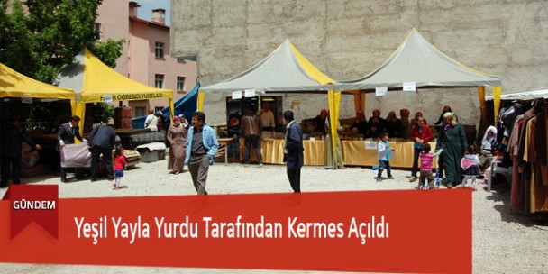 Yeşil Yayla Yurdu Tarafından Kermes Açıldı