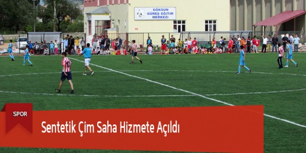 Sentetik Çim Saha Hizmete Açıldı