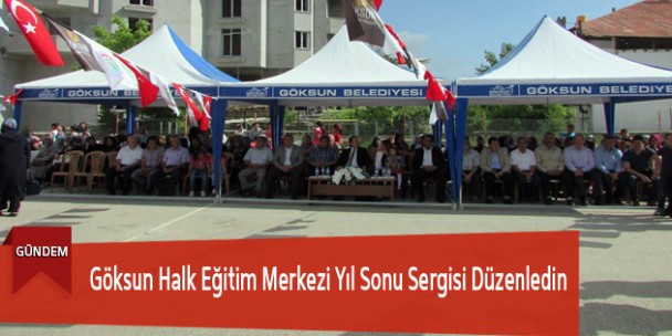 Göksun Halk Eğitim Merkezi Yıl Sonu Sergisi Düzenledi