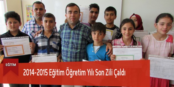 2014–2015 Eğitim Öğretim Yılı Son Zili Çaldı