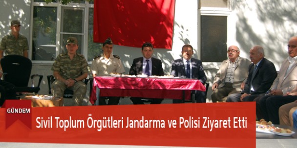 Sivil Toplum Örgütleri Jandarma ve Polisi Ziyaret Etti