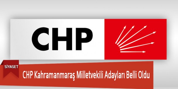 CHP Kahramanmaraş Milletvekili Adayları Belli Oldu