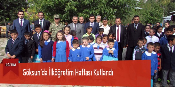 Göksun’da İlköğretim Haftası Kutlandı