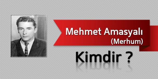 Mehmet Amasyalı Kimdir?