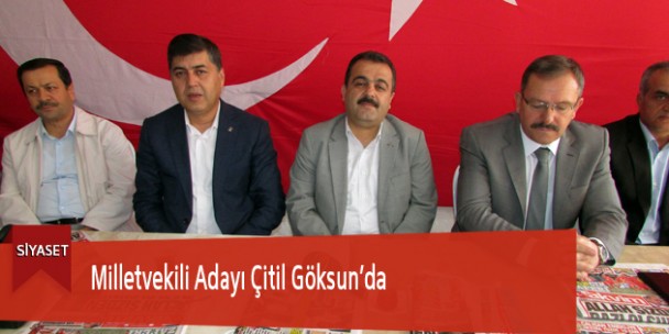Milletvekili Adayı Çitil Göksun’da