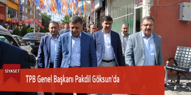 TPB Genel Başkanı Pakdil Göksun’da