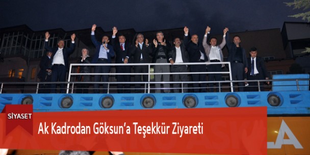 Ak Kadrodan Göksun’a Teşekkür Ziyareti