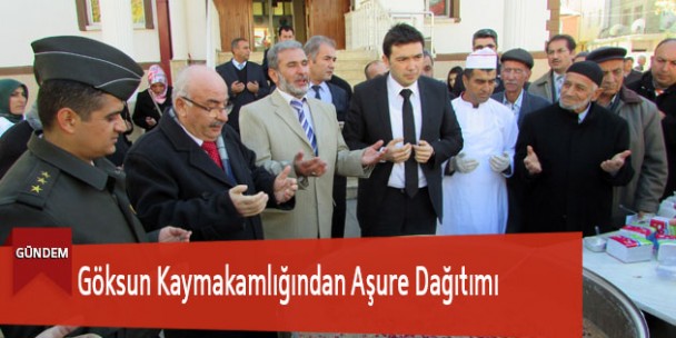 Göksun Kaymakamlığından Aşure Dağıtımı