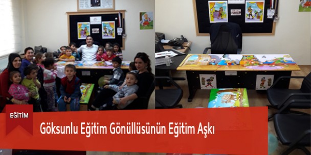Göksunlu Eğitim Gönüllüsünün Eğitim Aşkı