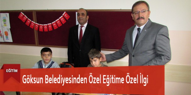 Göksun Belediyesinden Özel Eğitime Özel İlgi