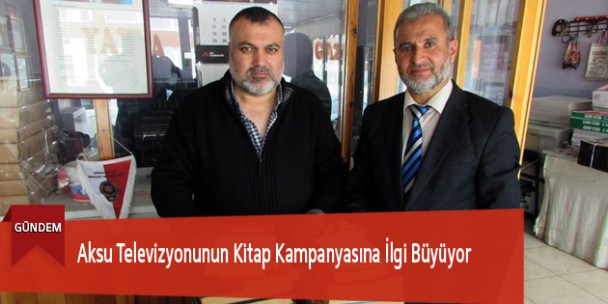 Aksu Televizyonunun Kitap Kampanyasına İlgi Büyüyor