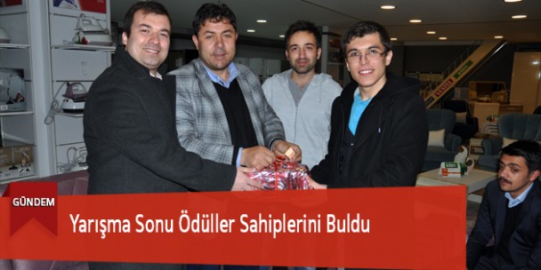 Yarışma Sonu Ödüller Sahiplerini Buldu
