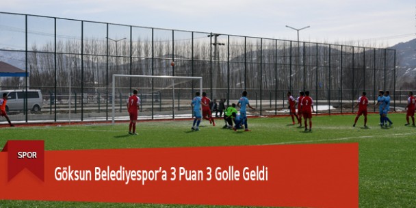 Göksun Belediyespor’a 3 Puan 3 Golle Geldi