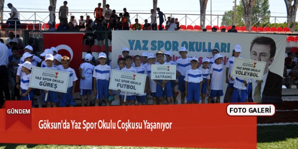 Göksun’da Yaz Spor Okulu Coşkusu Yaşanıyor