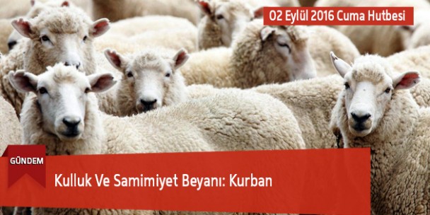 Kulluk Ve Samimiyet Beyanı: Kurban
