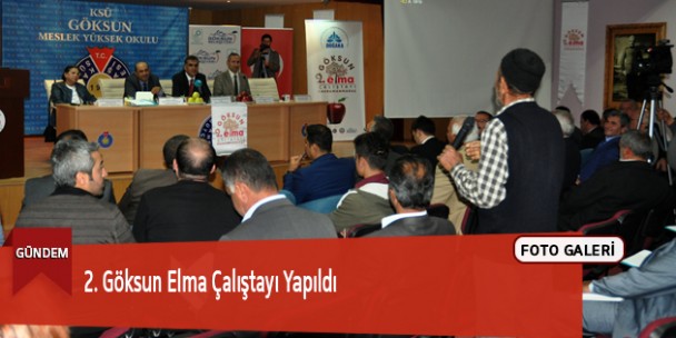 2. Göksun Elma Çalıştayı Yapıldı