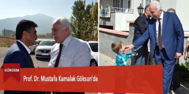 Prof. Dr. Mustafa Kamalak Göksun’da