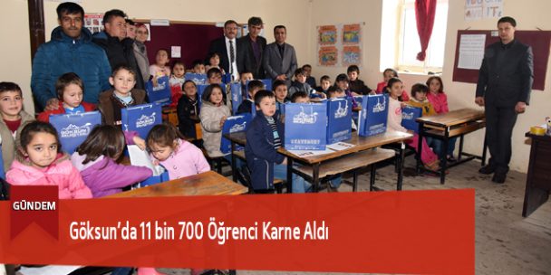 Göksun’da 11 bin 700 Öğrenci Karne Aldı