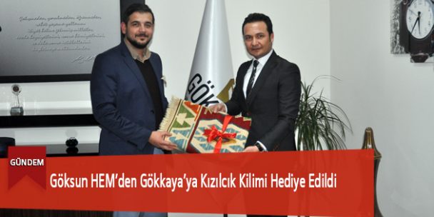 Göksun HEM’den Gökkaya’ya Kızılcık Kilimi Hediye Edildi