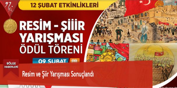 Resim ve Şiir Yarışması Sonuçlandı