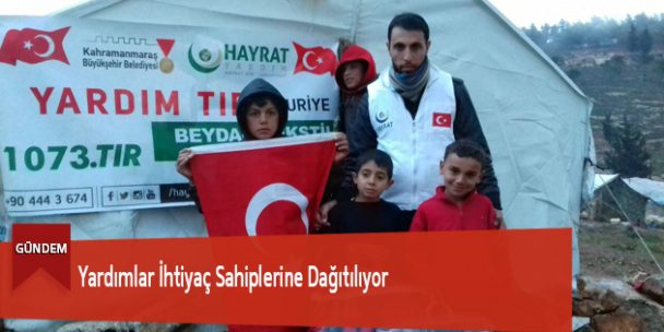 Yardımlar İhtiyaç Sahiplerine Dağıtılıyor