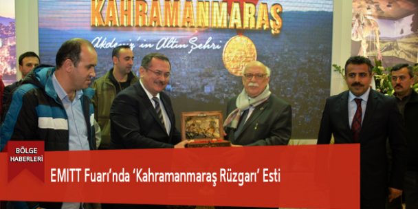 EMITT Fuarı’nda ‘Kahramanmaraş Rüzgarı’ Esti
