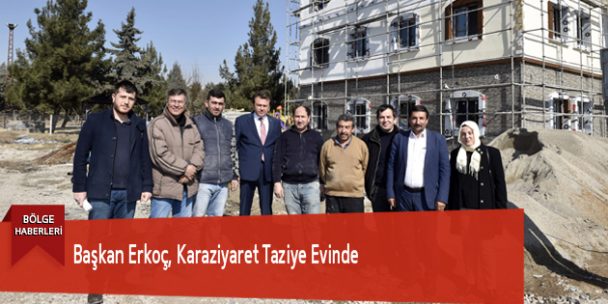 Başkan Erkoç, Karaziyaret Taziye Evinde