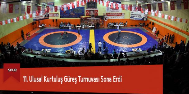 11. Ulusal Kurtuluş Güreş Turnuvası Sona Erdi
