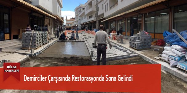 Demirciler Çarşısında Restorasyonda Sona Gelindi