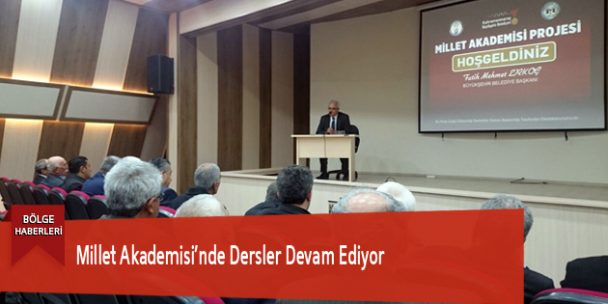 Millet Akademisi’nde Dersler Devam Ediyor
