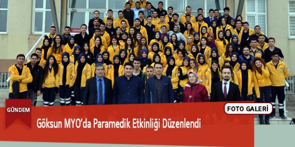 Göksun MYO’da Paramedik Etkinliği Düzenlendi