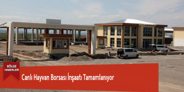Canlı Hayvan Borsası İnşaatı Tamamlanıyor