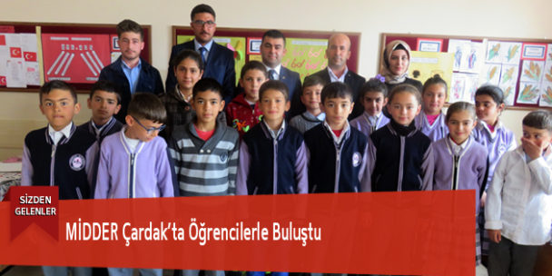MİDDER Çardak’ta Öğrencilerle Buluştu