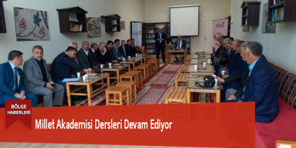 Millet Akademisi Dersleri Devam Ediyor