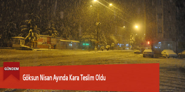 Göksun Nisan Ayında Kara Teslim Oldu